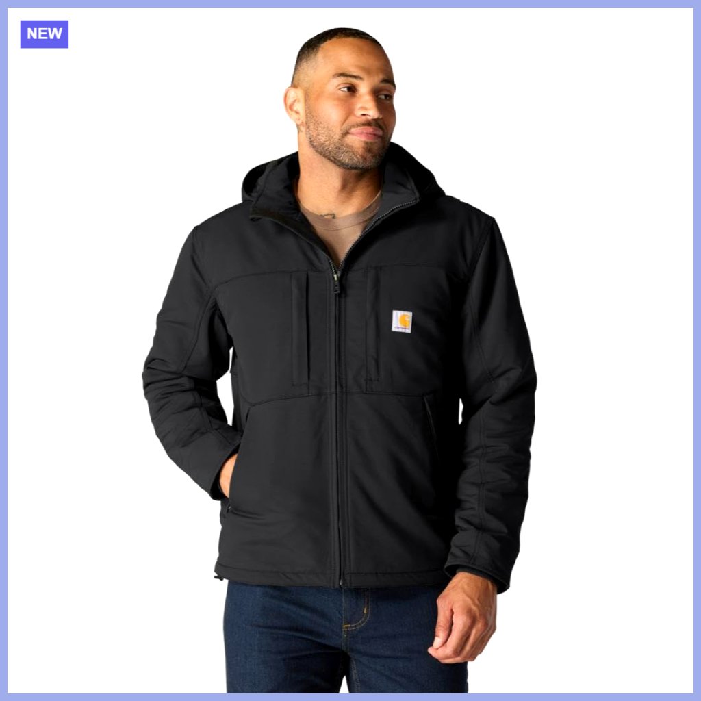 Insulated Nylon Jacket With Wind Fighter Technology And Adjustable Hood